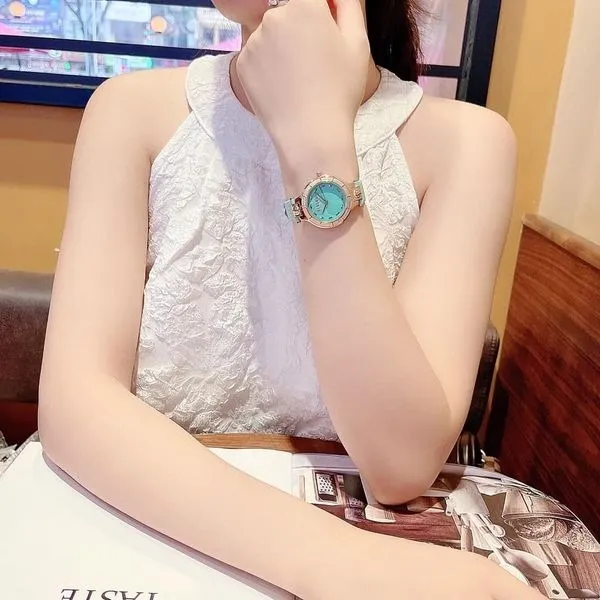 Đồng Hồ Nữ Versus Versace Claremont Green Dial Leather Ladies Watch VSP480418 Màu Xanh Pastel