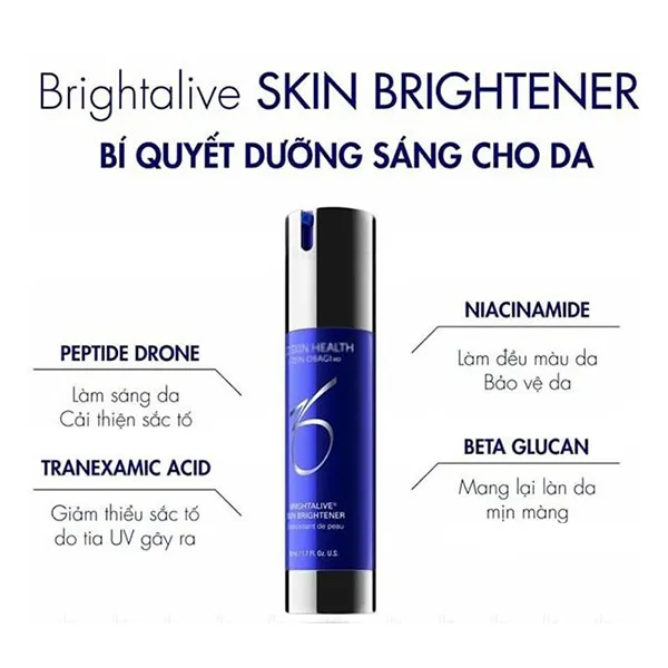 Dưỡng Chất Hỗ Trợ Sáng Da Zo Skin Health Brightalive Skin Brightener, 50ml XT - Mỹ phẩm - Vua Hàng Hiệu