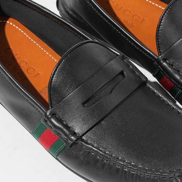 Giày Lười Nam Gucci 566294BTREO1060 Black Màu Đen Size 39.5