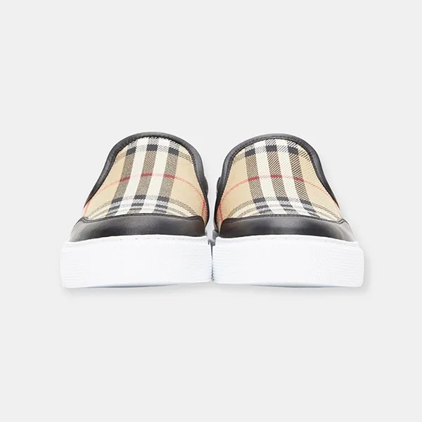 Giày Slip On Burberry 80432131012 Màu Đen Be Size 6.5 - Giày - Vua Hàng Hiệu
