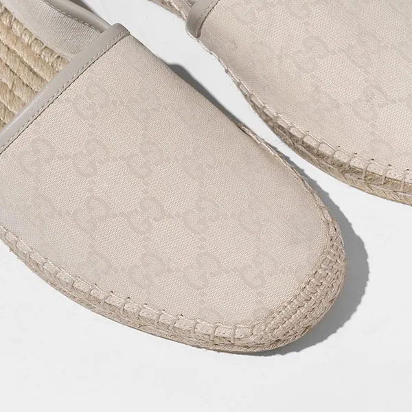 Giày Slip On Gucci 466903FV5909073 Đế Vân Mono Màu Trắng Kem Size 39 - Giày - Vua Hàng Hiệu