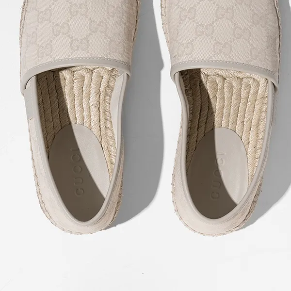 Giày Slip On Gucci 466903FV5909073 Đế Vân Mono Màu Trắng Kem Size 39 - Giày - Vua Hàng Hiệu