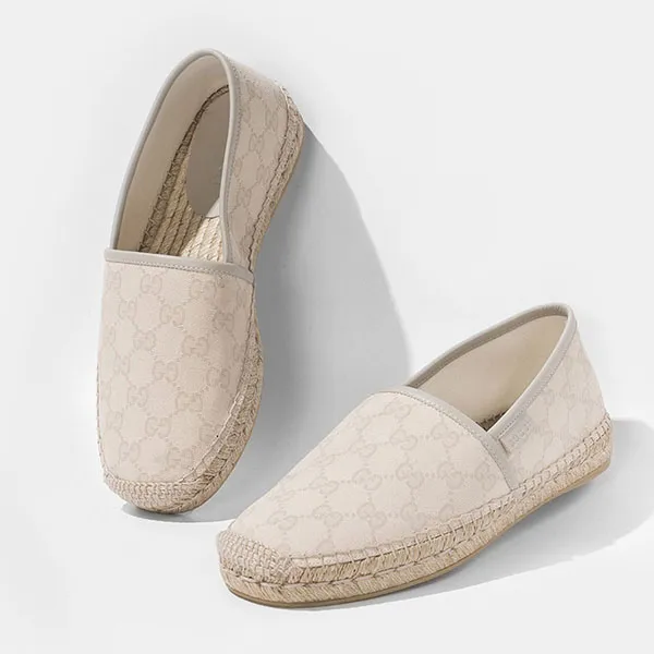 Giày Slip On Gucci 466903FV5909073 Đế Vân Mono Màu Trắng Kem Size 39 - Giày - Vua Hàng Hiệu