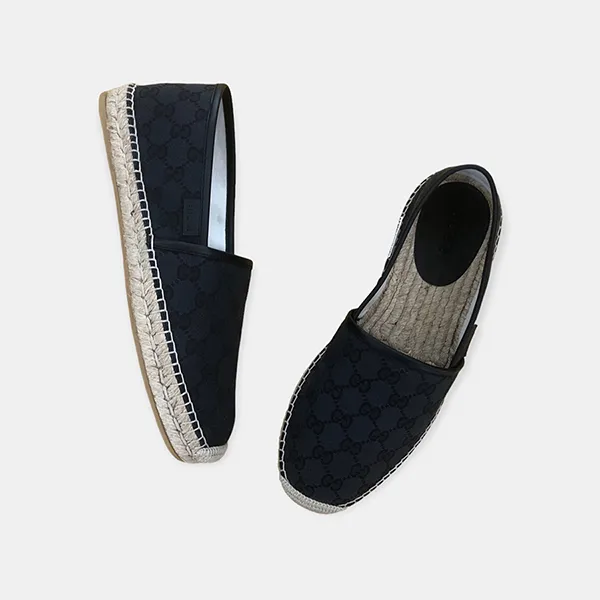 Giày Slip On Gucci Vân Mono 4669031948 Màu Đen Size 7