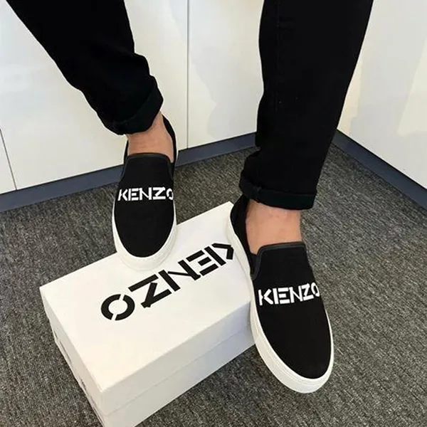 Giày Slip On Kenzo FB65SN186F71 Màu Đen Size 42