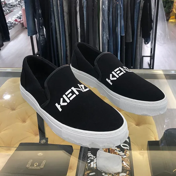 Giày Slip On Kenzo FB65SN186F71 Màu Đen Size 42