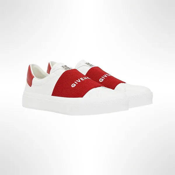 Giày Slip On Nam Givenchy 222278M237018 Màu Trắng Đỏ Size 41.5 - Giày - Vua Hàng Hiệu