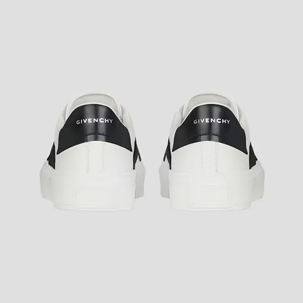 Giày Slip On Nam Givenchy White Leather With Double Webbing Strap Highlights BH0096H1HD/116 Màu Đen Trắng Size 39 - Giày - Vua Hàng Hiệu