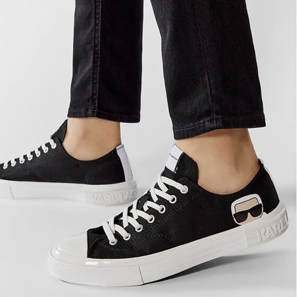 Giày Sneaker Karl Lagerfeld Gót Mặt KL50310 Màu Đen Size 40 - Giày - Vua Hàng Hiệu