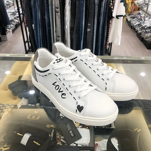Giày Sneaker Nam Dolce & Gabbana D&G CS1640 Màu Đen Trắng Size 39