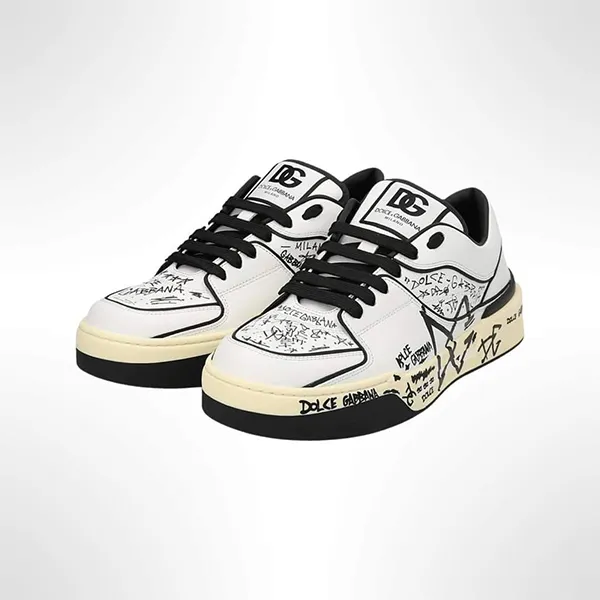 Giày Sneaker Nam Dolce & Gabbana D&G CS2119AE509 Màu Đen Trắng Size 42