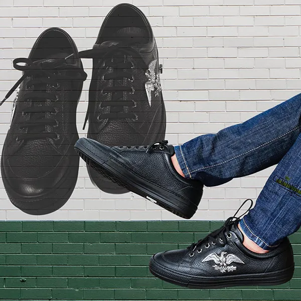 Giày Sneaker Nam Philipp Plein PP6420 Màu Đen Size 41 - Giày - Vua Hàng Hiệu
