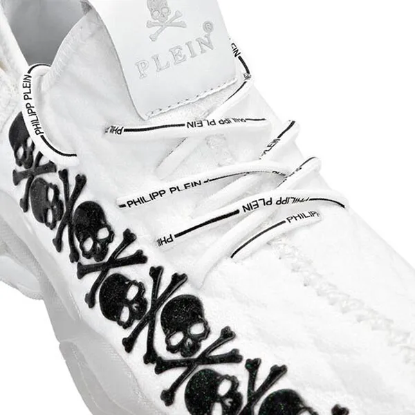 Giày Sneaker Nam Philipp Plein Runner Hyp USC0105-01 Màu Trắng Size 40 - 4