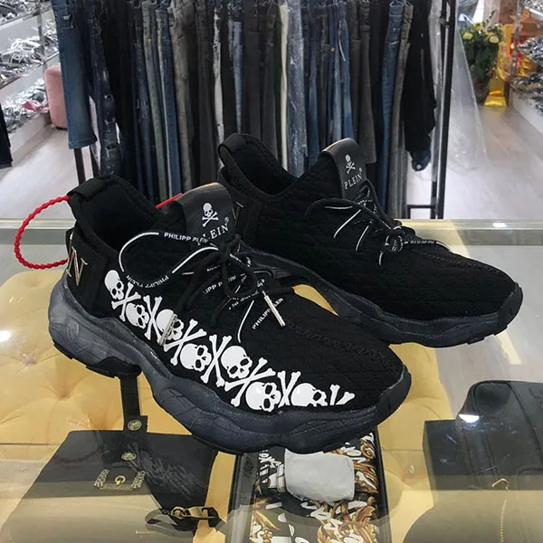 Giày Sneaker Nam Philipp Plein USC0107-02 Màu Đen Size 40 - Giày - Vua Hàng Hiệu