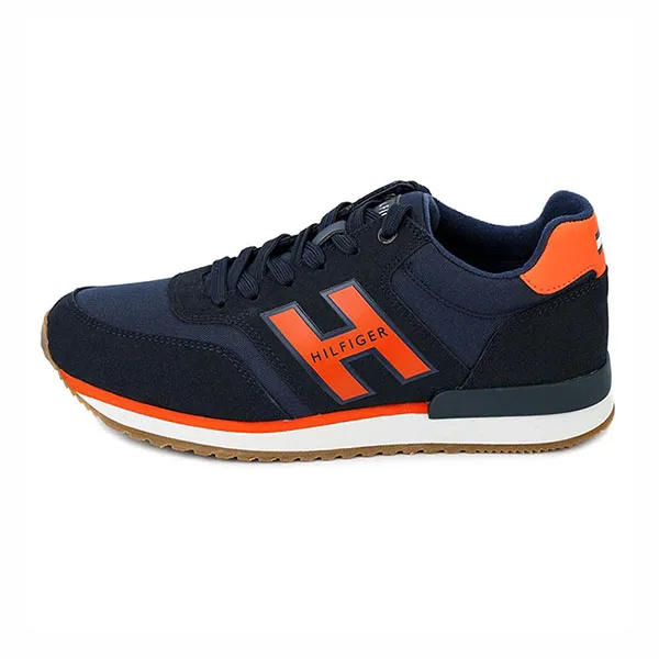 Giày Sneaker Nam Tommy Hilfiger TM Maine Man Low-Frequency Cut Shoes 400 Dark Blue Màu Xanh Đậm Size 8.5 - Giày - Vua Hàng Hiệu