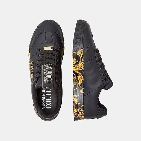 Giày Sneaker Nam Versace 72YA3SK6 ZP099899 Màu Đen Vàng Size 40 - Giày - Vua Hàng Hiệu