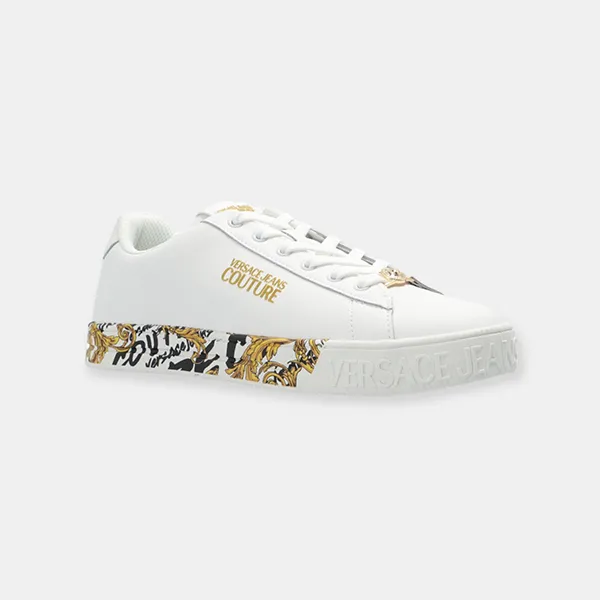 Giày Sneaker Nam Versace 73VA3SKL Màu Trắng Size 40