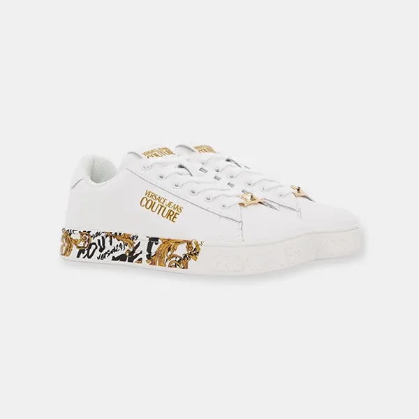 Giày Sneaker Nam Versace 73VA3SKL Màu Trắng Size 40