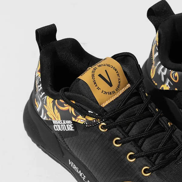 Giày Sneaker Nam Versace 74YA3SA2ZS656G89 Màu Đen Vàng Size 42 - Giày - Vua Hàng Hiệu