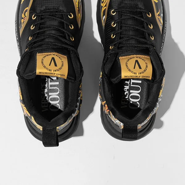 Giày Sneaker Nam Versace 74YA3SA2ZS656G89 Màu Đen Vàng Size 42 - Giày - Vua Hàng Hiệu