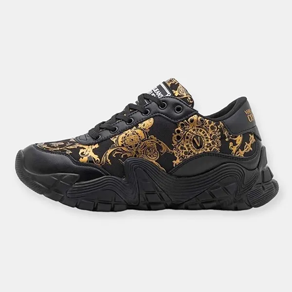 Giày Sneaker Nam Versace E71YA3SH3 Màu Đen Vàng Size 42 - Giày - Vua Hàng Hiệu