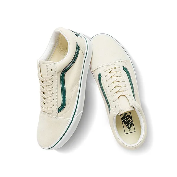 Giày Sneaker Vans Ua Old Skool Team Wellness - VN0A4BW2BWQ Màu Kem Xanh Size 35 - Giày - Vua Hàng Hiệu