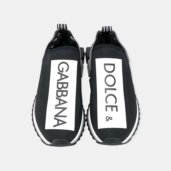 Giày Sneakers Dolce & Gabbana D&G CS1713AH677 Màu Đen Trắng Size 40