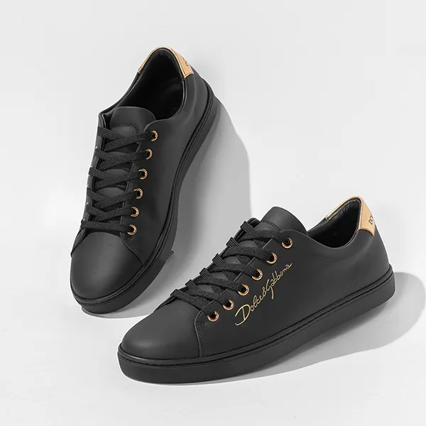 Giày Sneaker Dolce & Gabbana D&G Gold CK0167 B5365 8E831 Màu Đen Size