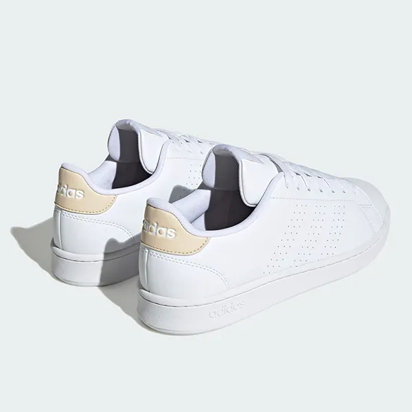 Giày Thể Thao Nam Adidas Advantage H06409 Màu Trắng Gót Be Size 42.5