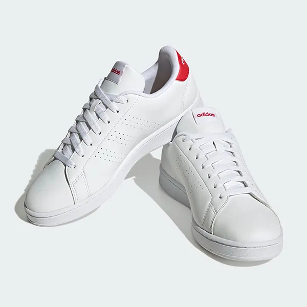 Giày Thể Thao Nam Adidas Advantage HR0235 Màu Trắng/Đỏ Size 42
