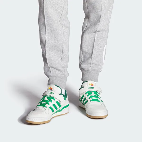 Giày Thể Thao Adidas Forum Low IE7175 Màu Trắng/Xanh Lá - Giày - Vua Hàng Hiệu
