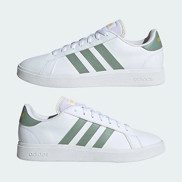 Giày Thể Thao Nam Adidas Grand Court Base 2.0 ID4456 Màu Trắng - Giày - Vua Hàng Hiệu