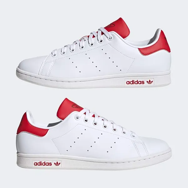 Giày Thể Thao Nam Adidas Stan Smith ID1979 Màu Trắng Đỏ - Giày - Vua Hàng Hiệu