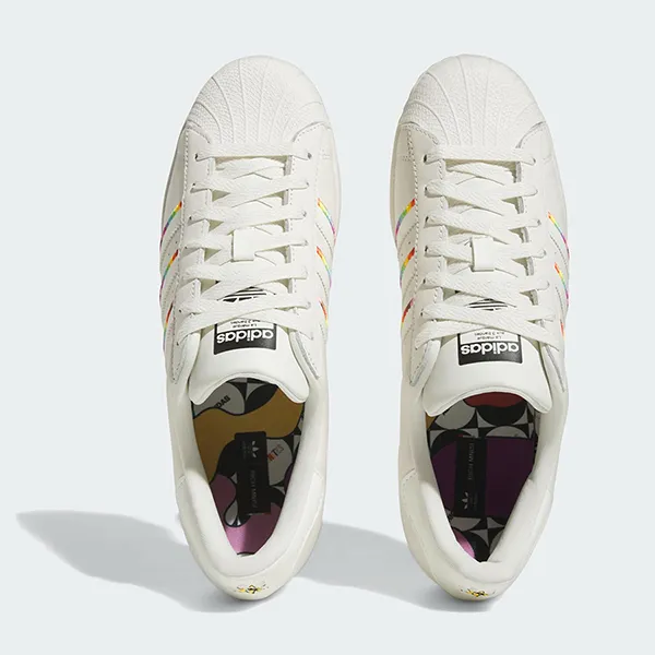 Giày Thể Thao Nam Adidas Superstar Pride Rm ID7493 Màu Trắng Kem - Giày - Vua Hàng Hiệu