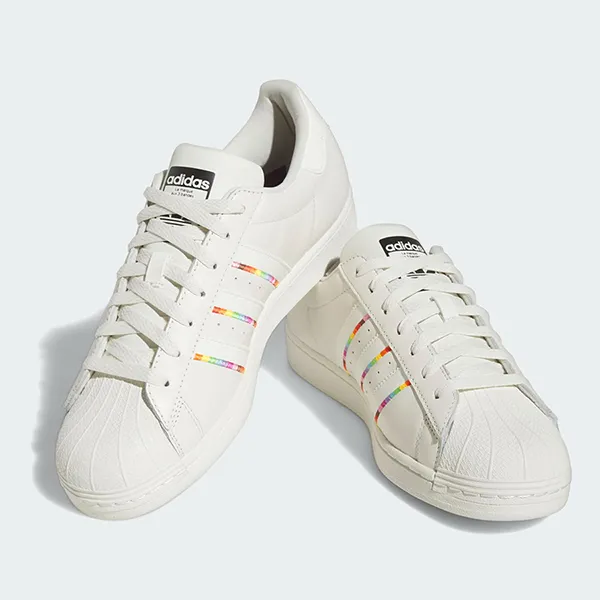 Giày Thể Thao Nam Adidas Superstar Pride Rm ID7493 Màu Trắng Kem - Giày - Vua Hàng Hiệu