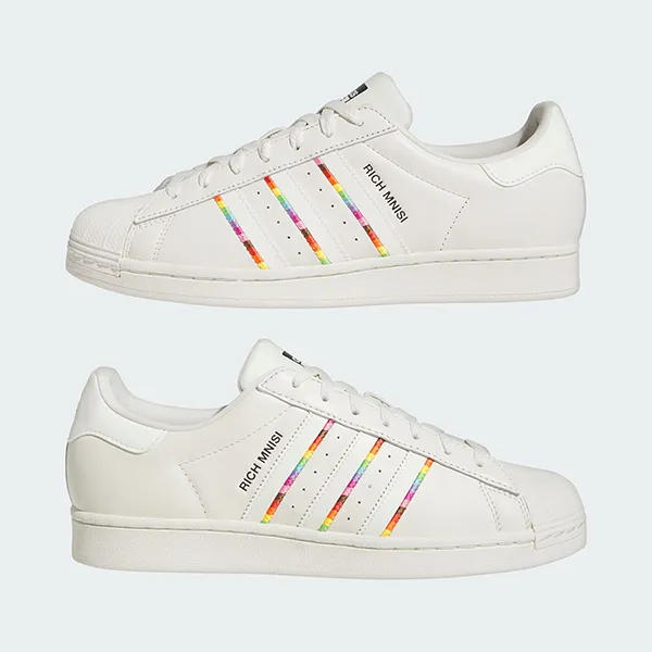 Giày Thể Thao Nam Adidas Superstar Pride Rm ID7493 Màu Trắng Kem - Giày - Vua Hàng Hiệu