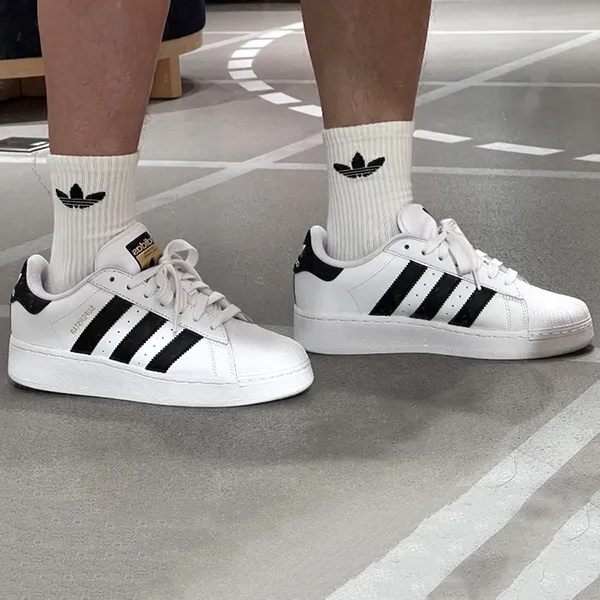Giày Thể Thao Adidas Superstar XLG IF9995 Màu Trắng Đen Size 42