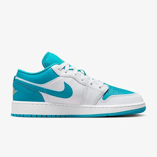 Giày Thể Thao Nam Nike Air Jordan 1 Low Big Shoes 553560-174 Màu Xanh Trắng