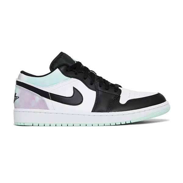 Giày Thể Thao Nam Nike Air Jordan 1 Low Tie Dye DM1199-100 Màu Trắng/Đen Size 44.5