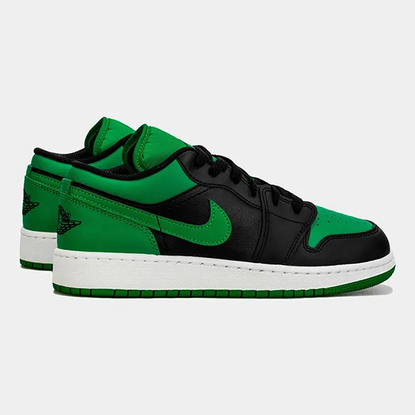 Giày Thể Thao Nike Jordan 1 Low Black Lucky Green 553560 065 Màu Đen Xanh Size 35.5 - 1