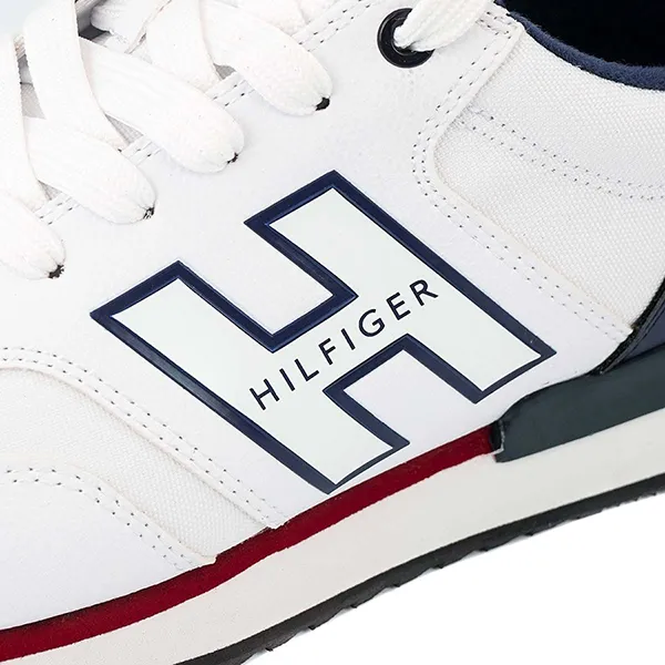 Giày Thể Thao Tommy Hilfiger Mainer White Màu Trắng Size 9.5