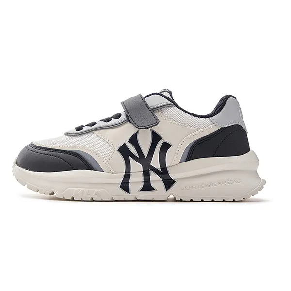 Giày Thể Thao Trẻ Em MLB Kids Chunky Runner Junior New York Yankees 7ASXXJ13N-50BKS Màu Đen Trắng