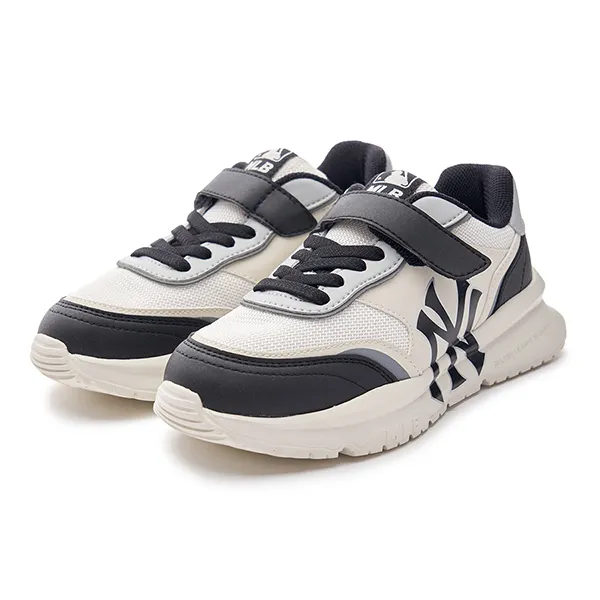 Giày Thể Thao Trẻ Em MLB Kids Chunky Runner Junior New York Yankees 7ASXXJ13N-50BKS Màu Đen Trắng