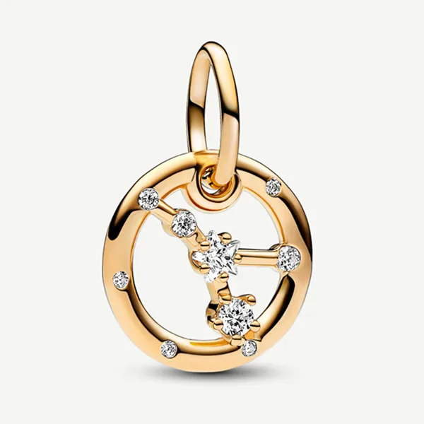 Hạt Vòng Charm Pandora Moments Móc Cài Chòm Sao Cự Giải 762708C01 Màu Vàng - Trang sức - Vua Hàng Hiệu