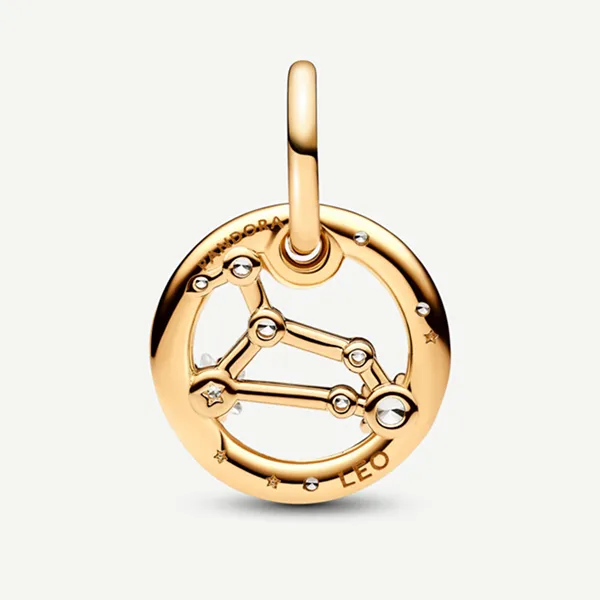 Hạt Vòng Charm Pandora Moments Móc Cài Chòm Sao Sư Tử 762725C01 Màu Vàng - Trang sức - Vua Hàng Hiệu