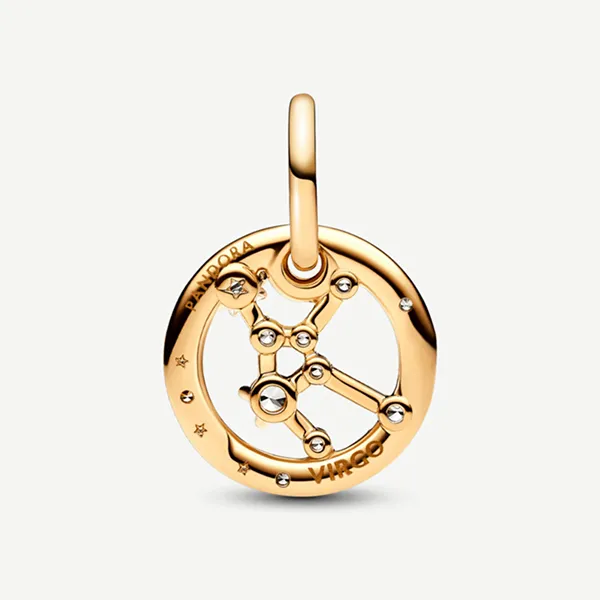 Hạt Vòng Charm Pandora Moments Móc Cài Chòm Sao Xử Nữ 762715C01 Màu Vàng - Trang sức - Vua Hàng Hiệu