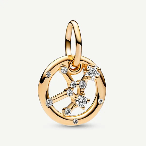 Hạt Vòng Charm Pandora Moments Móc Cài Chòm Sao Xử Nữ 762715C01 Màu Vàng - Trang sức - Vua Hàng Hiệu