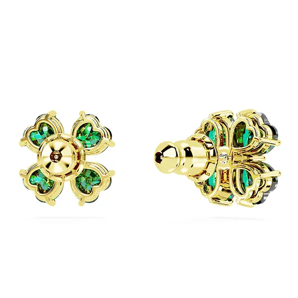 Khuyên Tai Nữ Swarovski Idyllia Stud Earrings 5666236 Màu Xanh Lá