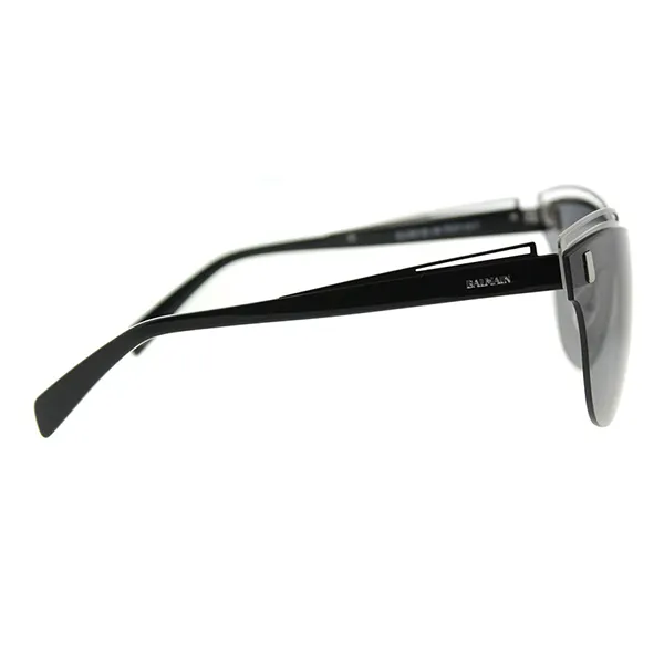 Kính Mát Nam Balmain Black Single Lens Cat Eye Sunglasses BL2108B C02 Màu Đen