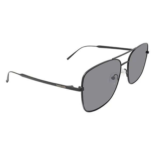 Kính Mát Calvin Klein Grey Navigator Unisex Sunglasses CK19153S 001 58 Màu Xám Đen